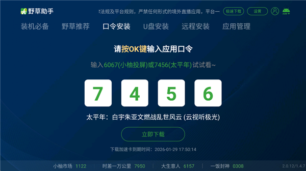 野草助手TV版官网最新版