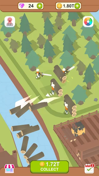 放置伐木场最新版